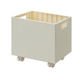Book Box Book Storage Box with Side Handles Stackable 50kg Load Bearing Multifunctional Use File Storage Bins Oasis Select WHITE
