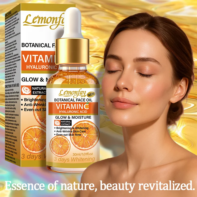 Lemonfay Vitamin C Face Oil & Hyaluronic Acid Brightening Serum