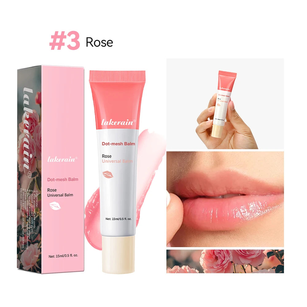 Moisturizing Lip Balm Deep Hydration for Cracked Lips Nourishment Natural Lip Repair Treatment Lip Care Coconut Strawberry Oasis Select 3 Rose