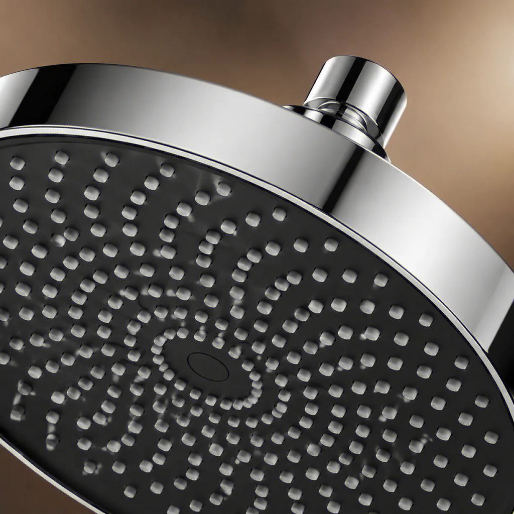 25cm Large Top Shower Head High Flow Pressurized Bathroom Single Sprayer for Home Use Oasis Select