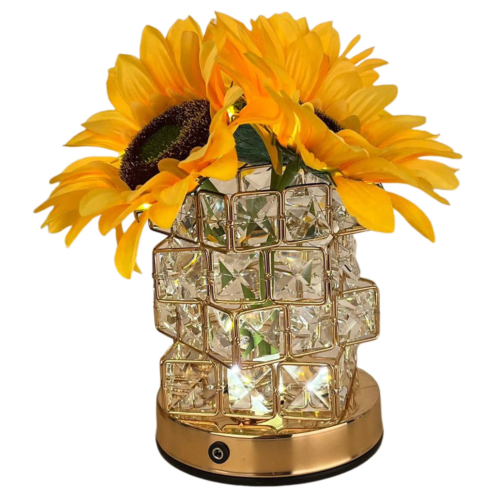 3D Sunflower Table Lamp – Warm Glow Bedside Night Light Gift