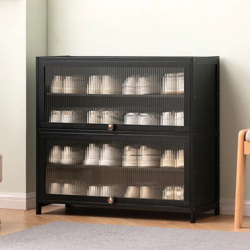 Shoe cabinet storage rack household modern door large capacity simple space saving ultra-thin solid wood Oasis Select