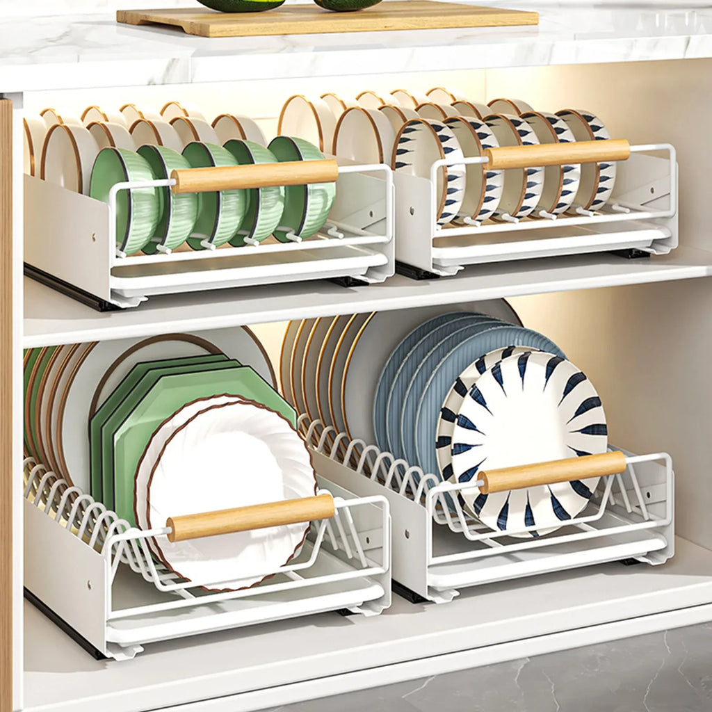 Kitchen Storage Rack Dish Rack Drain Rack Cupboard Pull Dishes Dish Rack Cupboard Shelf Pull Basket Oasis Select
