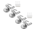 2/4pcs Toilet Seat Hinges Universal Seat Top Fix Hinge Stainless Steel Replacement Toilet Seat Parts Mounting Connector Attachme Oasis Select 4pcs