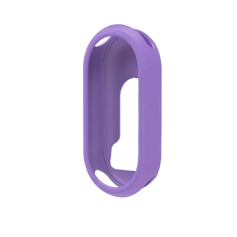 Silicone Case & Screen Protector for Xiaomi Band 8 9 10 Smartband Case Oasis Select purple color