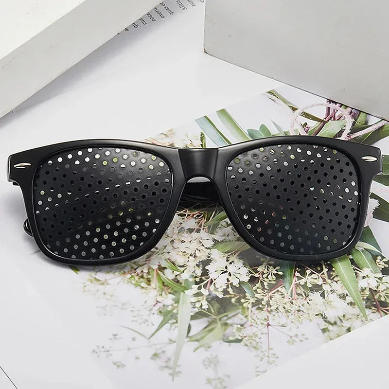 1/4PCS Anti-myopia Astigmatism Glasses Vision Correction Fatigue Pin Hole Glasses With Holes For Men Women Eyesight Improvement Oasis Select