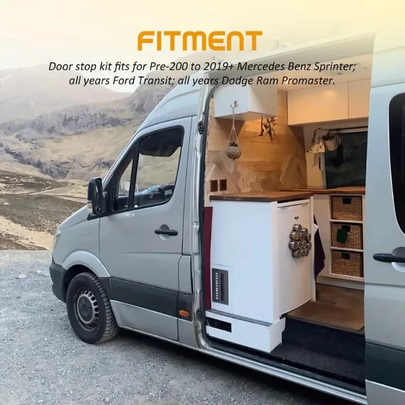 Heavy Duty Anti Rust Sliding Door Stop for Sprinter Fiat Ducato Ford Transit VW Crafter Camper Van Car Accessories Door Stop Oasis Select
