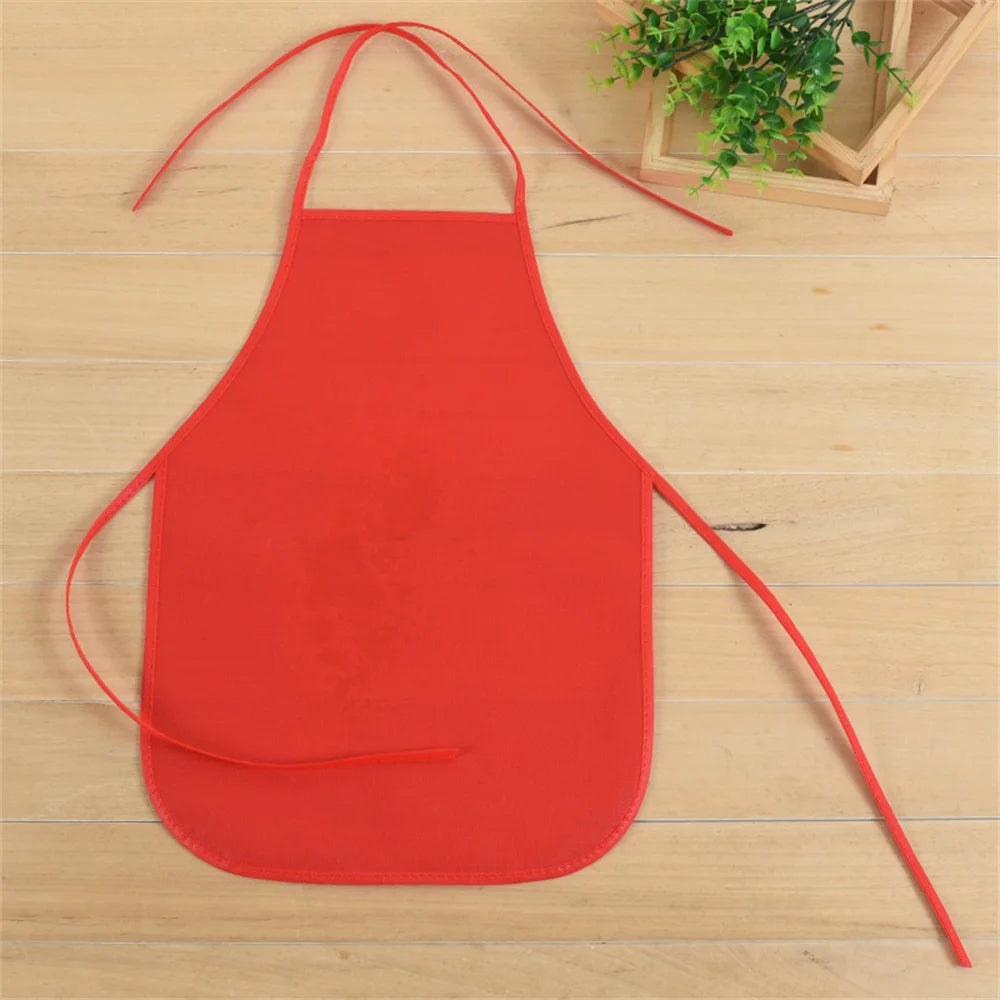 Children Aprons Unisex Waterproof Non-Woven Fabric Painting Kids Apron Colorful for Activities Art Painting Class Craft Apron Oasis Select