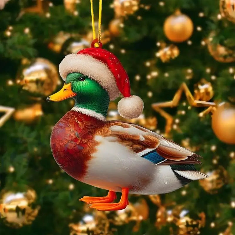 Acrylic Christmas Tree Hanging Ornament | 2D Flat Xmas Pendant