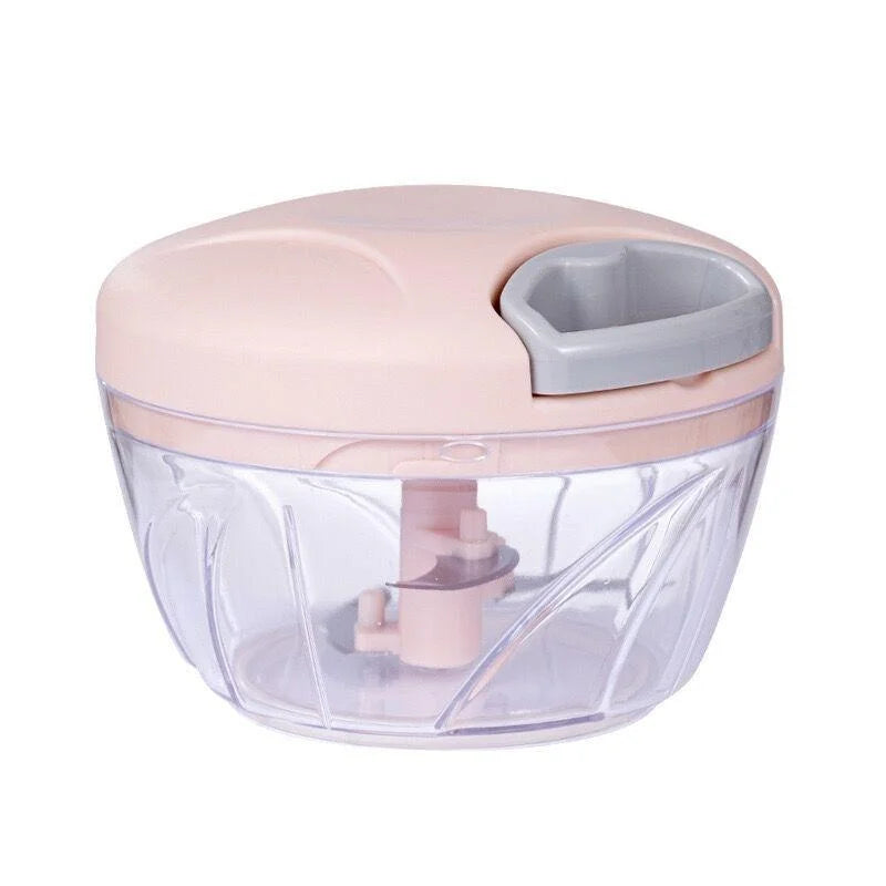 Manual Garlic Chopper & Vegetable Mincer 500ml/900ml Manual Food Chopper Oasis Select 500ml-Pink