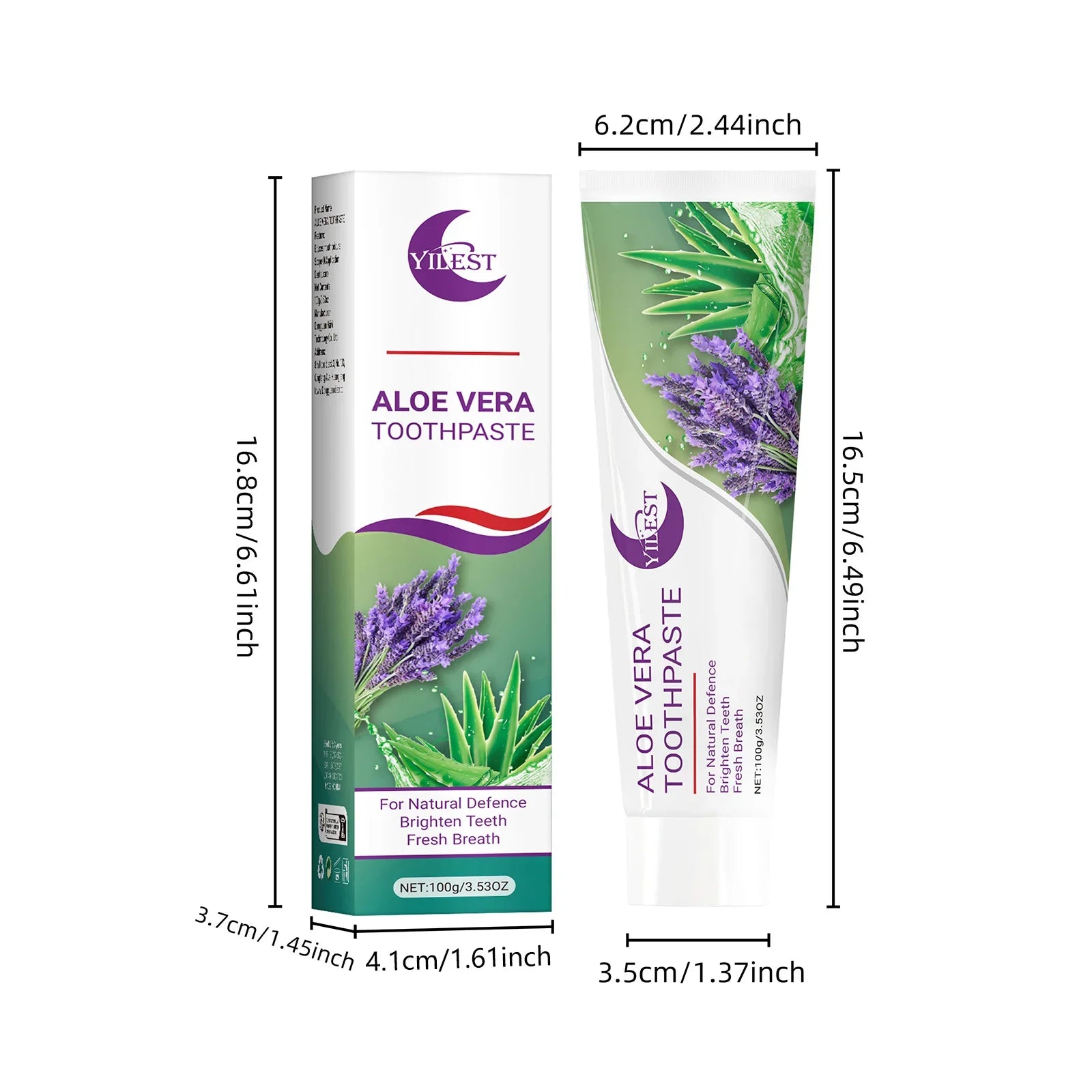 Aloe Vera & Lavender Natural Whitening Toothpaste 100g
