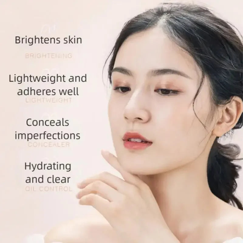 Oil Control Waterproof Long Lasting BB Cream Foundation Concealer Brightening Moisturizing Face Makeup Base Liquid Oasis Select