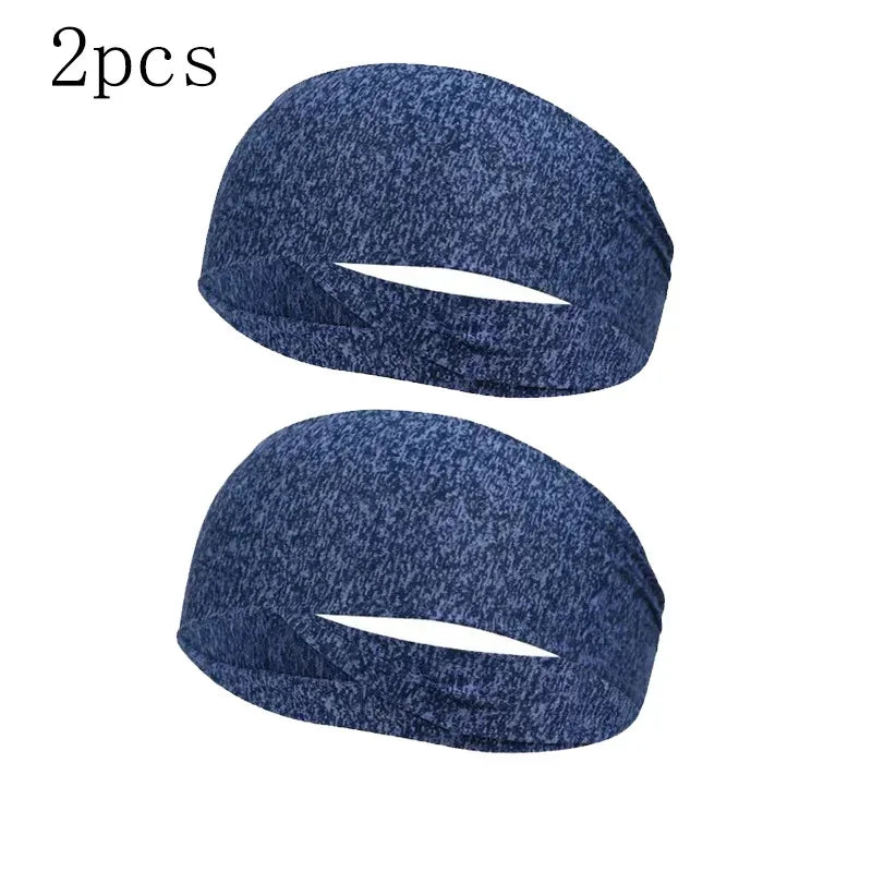 1 Sweatband Men Women Elastic Sport Hairbands Head Band Yoga