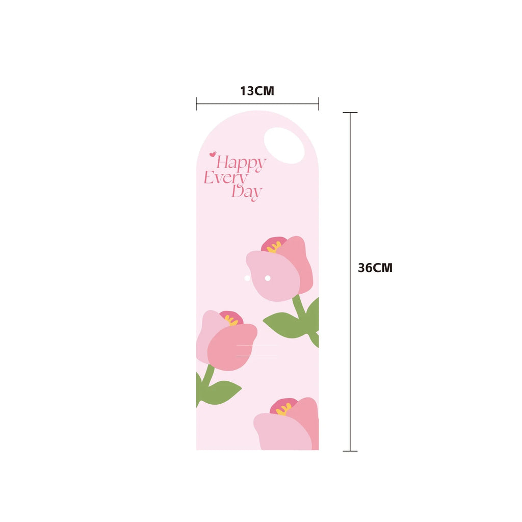 5PCS Single Flower Wrapper Handheld Flower Card Bouquet Packaging Box Flower Arrangement Bag Valentine's Day Mother's Day Gifts Oasis Select Lotus Flower Pink other