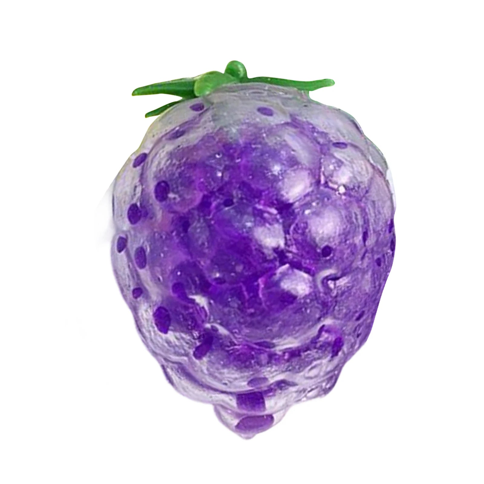 Fruit Squishy Squeeze Ball – Stress Relief Sensory Fidget Toy Squishy Fidget Toy Oasis Select Purple One Size