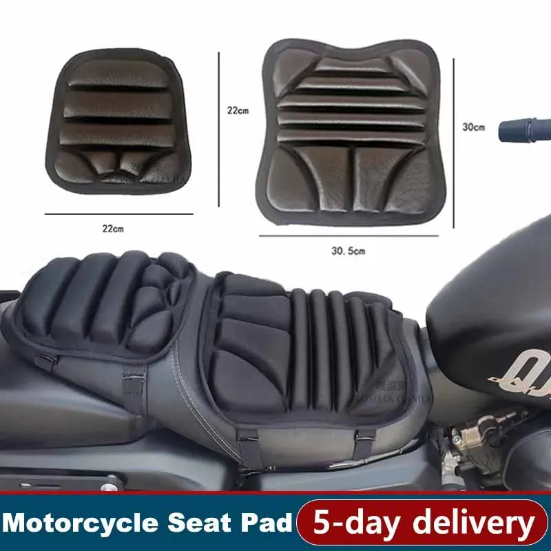 2 Pack Motorcycle Seat Pad 3D Comfort Gel Cushion Seat Breathable Universal Shock Absorbing Seat Cover for Advanced Mountain Oasis Select