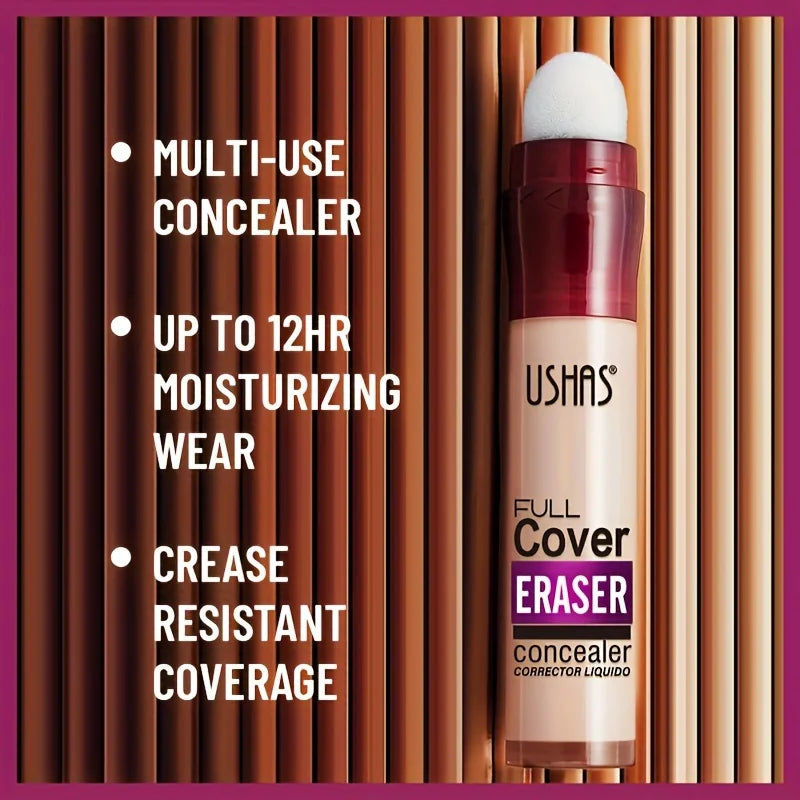 USHAS Sponge Tip Liquid Concealer – Full Coverage & Moisturising