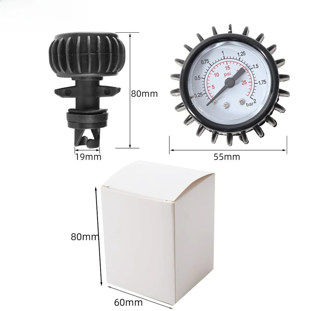 Compact 30PSI Pressure Gauge Meter For Inflatable For Kayak Boat Paddleboard Surfboard Air Pump High Pressure Testing Tool Oasis Select