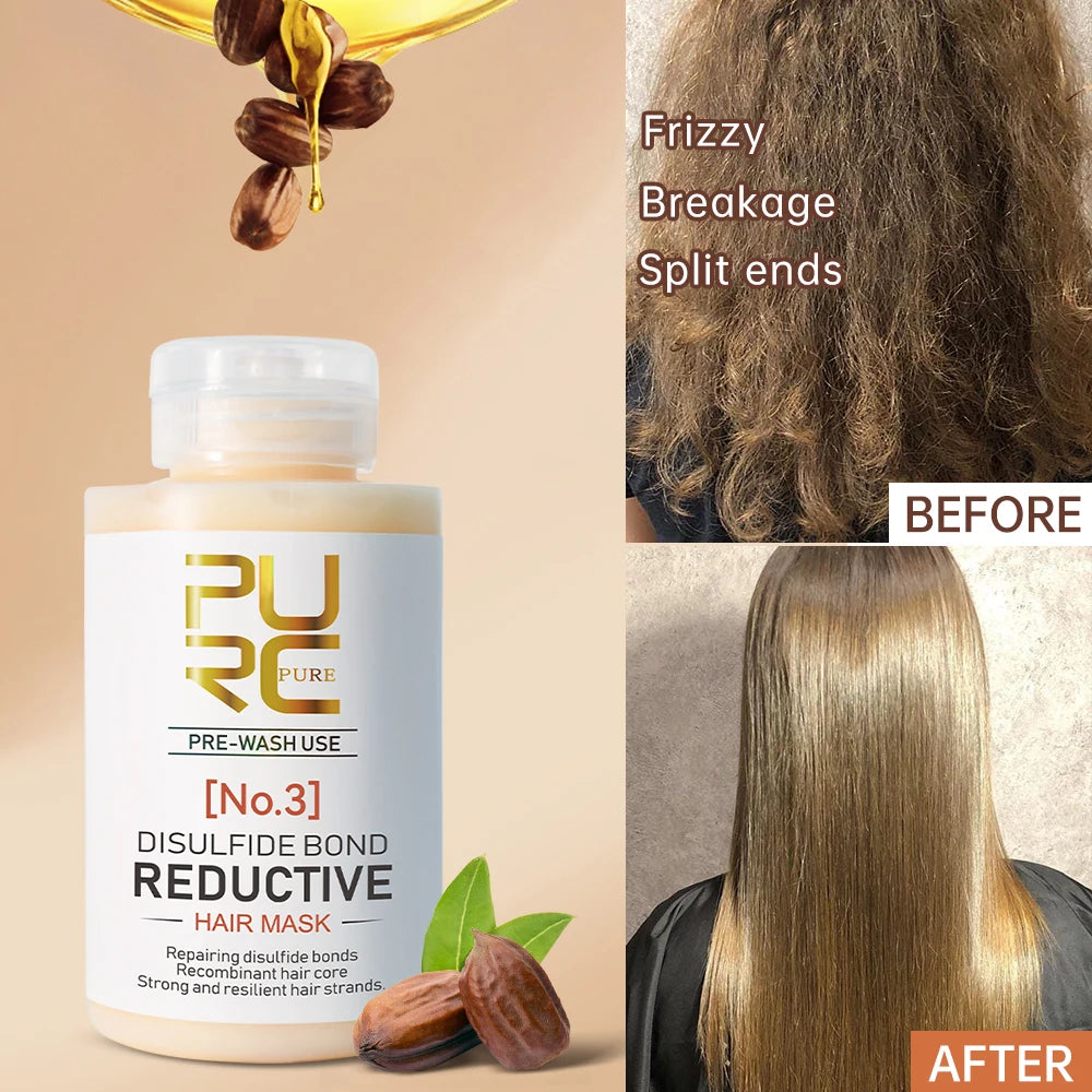 PURC Keratin Hair Mask – Disulfide Bond Repair & Smoothing