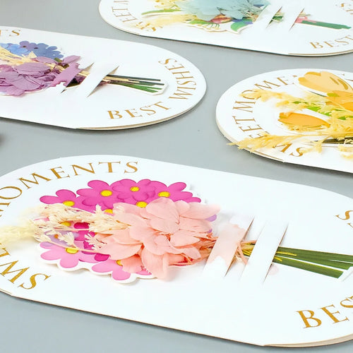3D Dried Flower Standing Greeting Card | DIY Personalized Gift Greeting Card Oasis Select