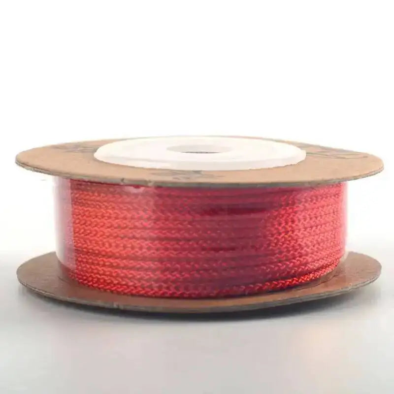 110meters 1mm Cotton Thread Hand Woven Cotton Wire/Cord/String/Rope for Braiding Bracelets Crafts Gift Box Packaging Oasis Select Red 204 1.0mm 11m