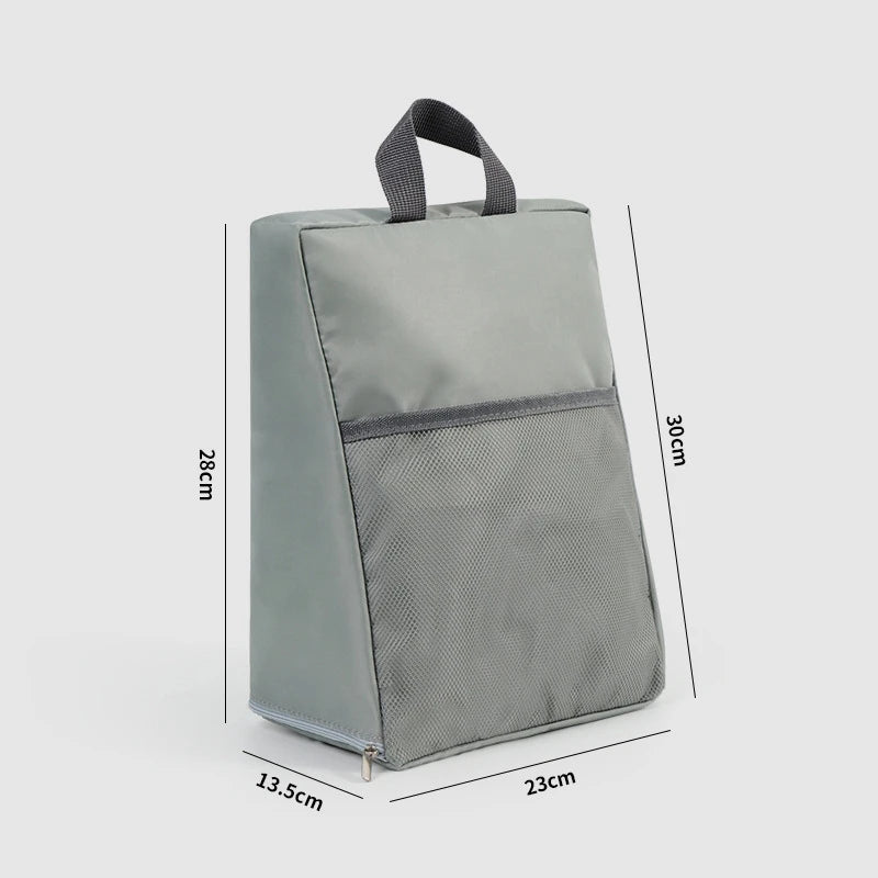 Travel Clothing Storage Bag Shoe Bag Outdoor Sports Portable Shoe Bag Dustproof and Waterproof Foldable Storage Bag Oasis Select Gray