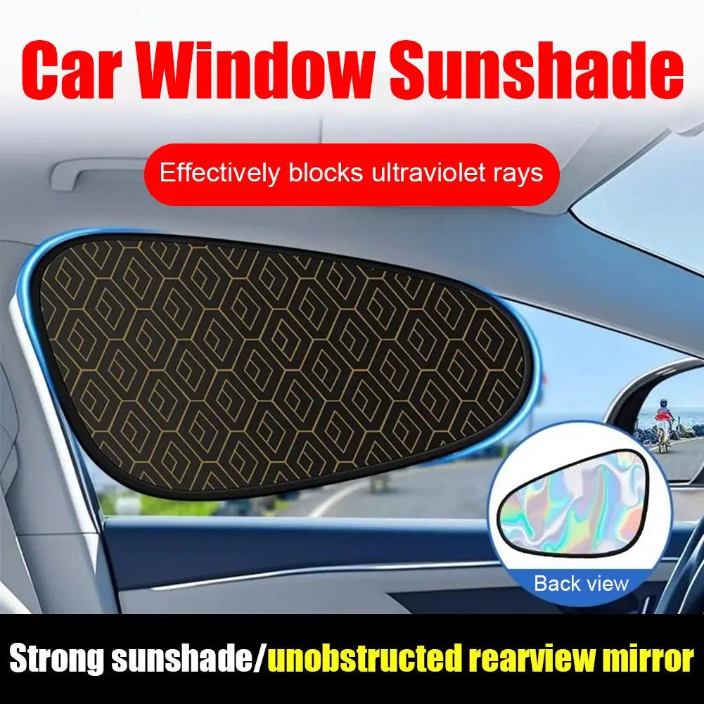 Car Side Window Sunshade UV Block Static Cling – 2 Pack Car Window Sunshade Oasis Select