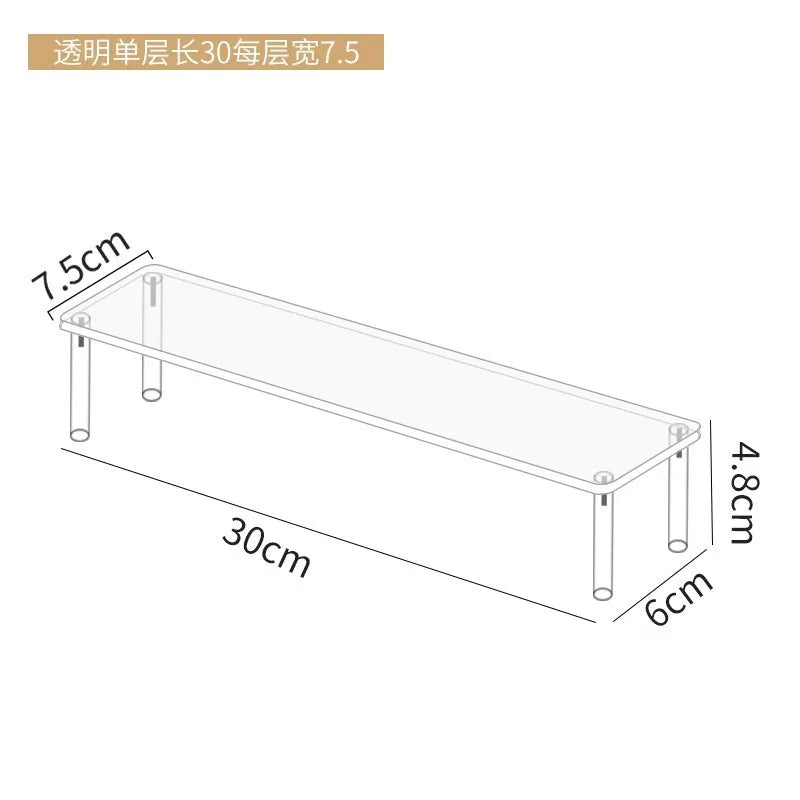 Clear Acrylic Display Stand | Perfume, Cupcake & Figurine Riser