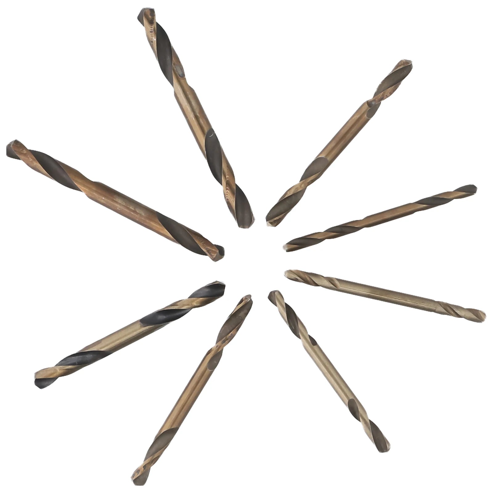 8pcs Double Head Auger Drill Bits Set For Wood Metal Hole Cutting 304 Stainless Steel Iron Wood Drilling 3~5.2mm Drill Bits Oasis Select