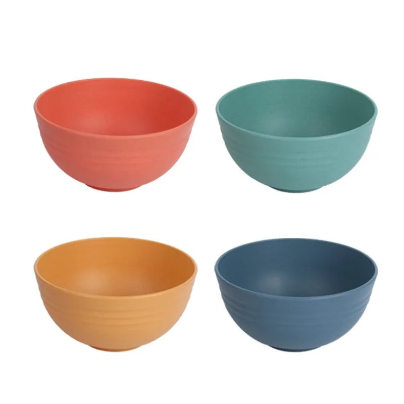 6pcs Unbreakable Cereal Bowl Set - 24oz PP Plastic Bowls for Soup/Rice/Cereal/Salad - Lightweight Tableware for Home, Camping Oasis Select