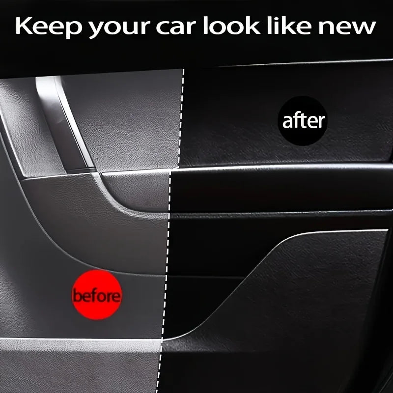Comprehensive Car Restoration Kit: Black Interior Wax, Dashboard, Plastic, Tire, Seat Conditioner, Exterior Plastic Refurbishing Oasis Select