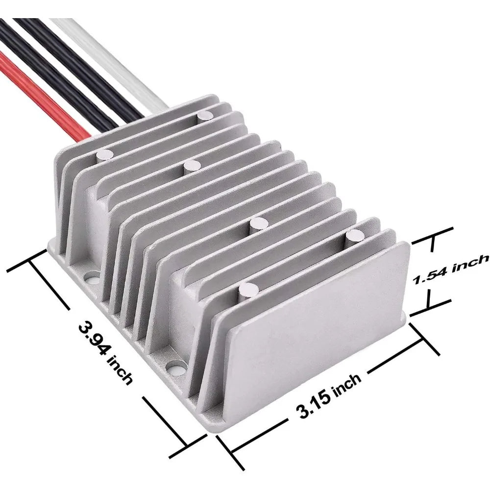 DC to DC High Efficiency Voltage Converter 36V/48V to 12V 30A 360W Buck Converter DIY Power Supply Step-Down Transformer Oasis Select