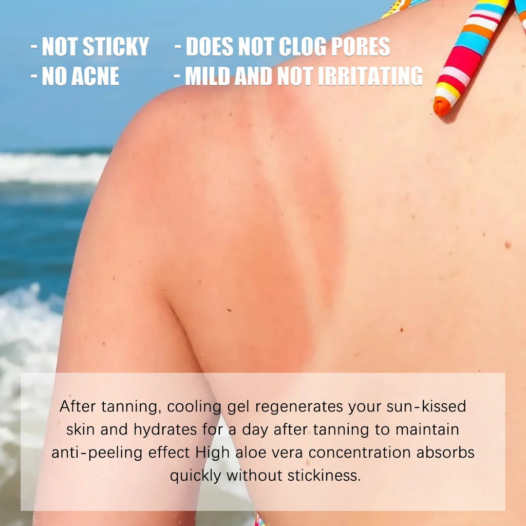 OUOHE Aloe Vera After-Sun Gel – Soothes & Deeply Hydrates Skin After Sun Gel Oasis Select