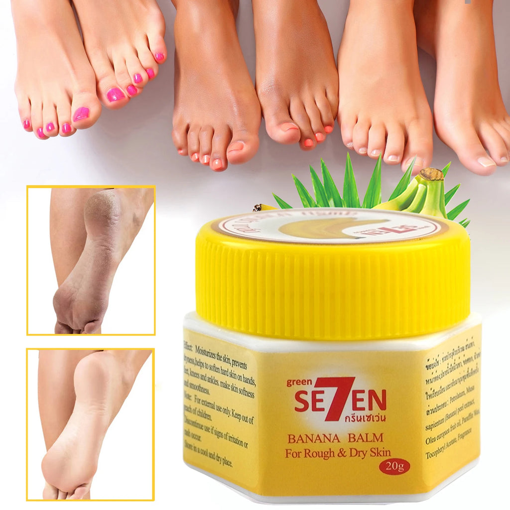 Banana Extract Foot Cream – Overnight Cracked Heel Renewal 20g Foot Cream Oasis Select