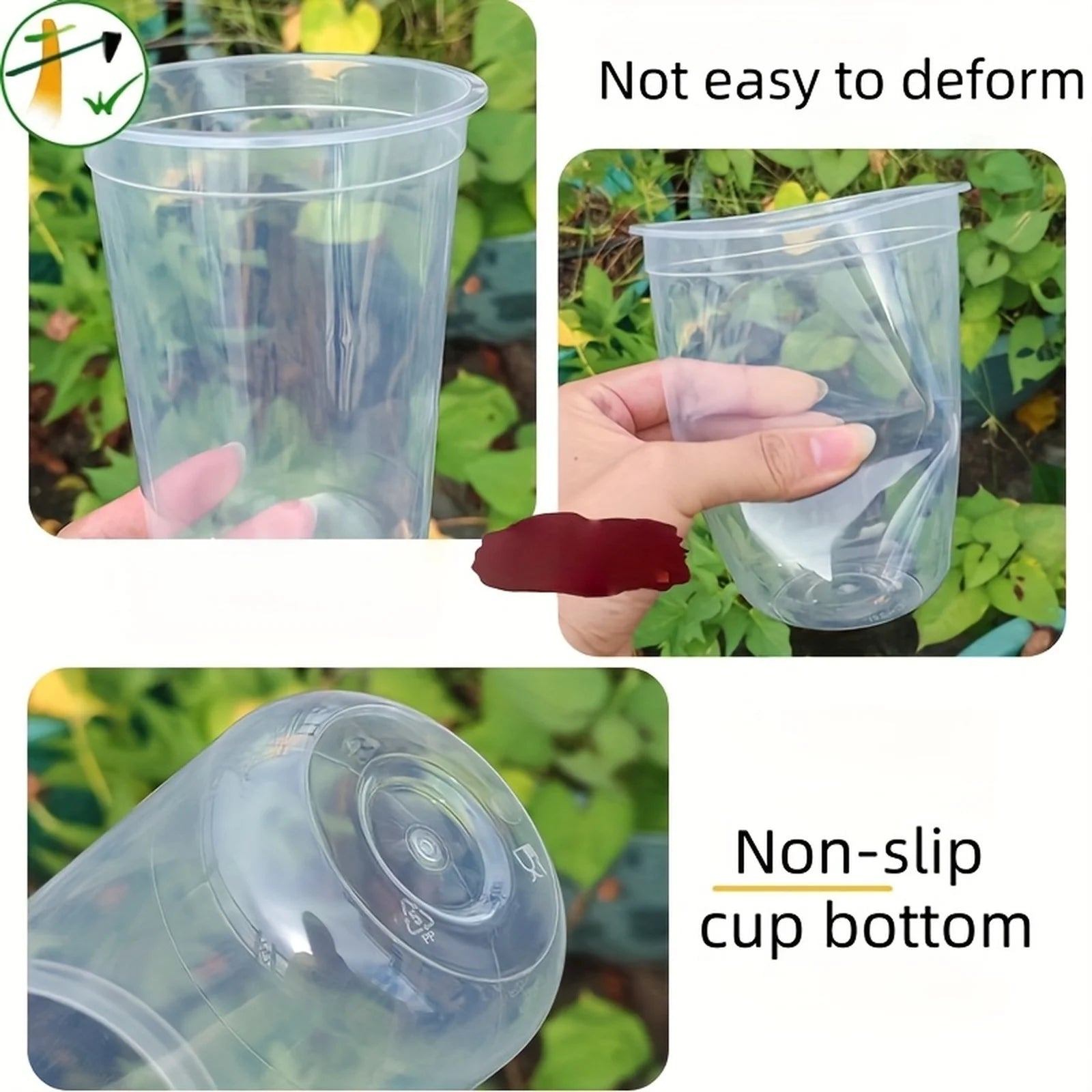 1pc Visible Clear Plants Germination Cup Hydroponic Seed Planter Pots Reusable Durable Seed Starter Tray Plastic View Cups Oasis Select