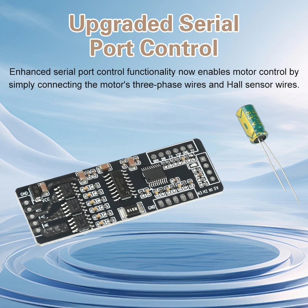 BLDC 24W Motor Driver Board 7-40V 4A Speed Controller with Hall Sensor Control for Brushless DC Motors Industrial Equipment Oasis Select
