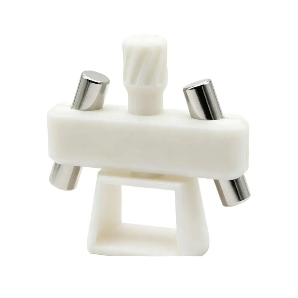 Rotating Automatic Cat Eye Magnet For Nails 3D Printed Glass Bead Effect Gel Polish Magnetic Wand Shaper Manicure Tools Supply Oasis Select white