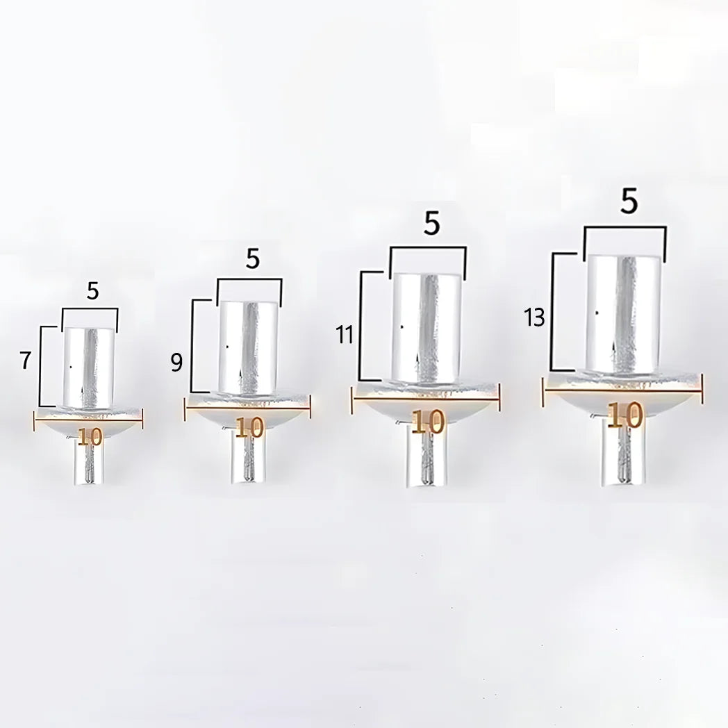 10-100PCS Aluminum Hammer Drive Rivets with Dome Head and Split Mandrel for Secure Fastening in Metal and Plastic Materials Oasis Select