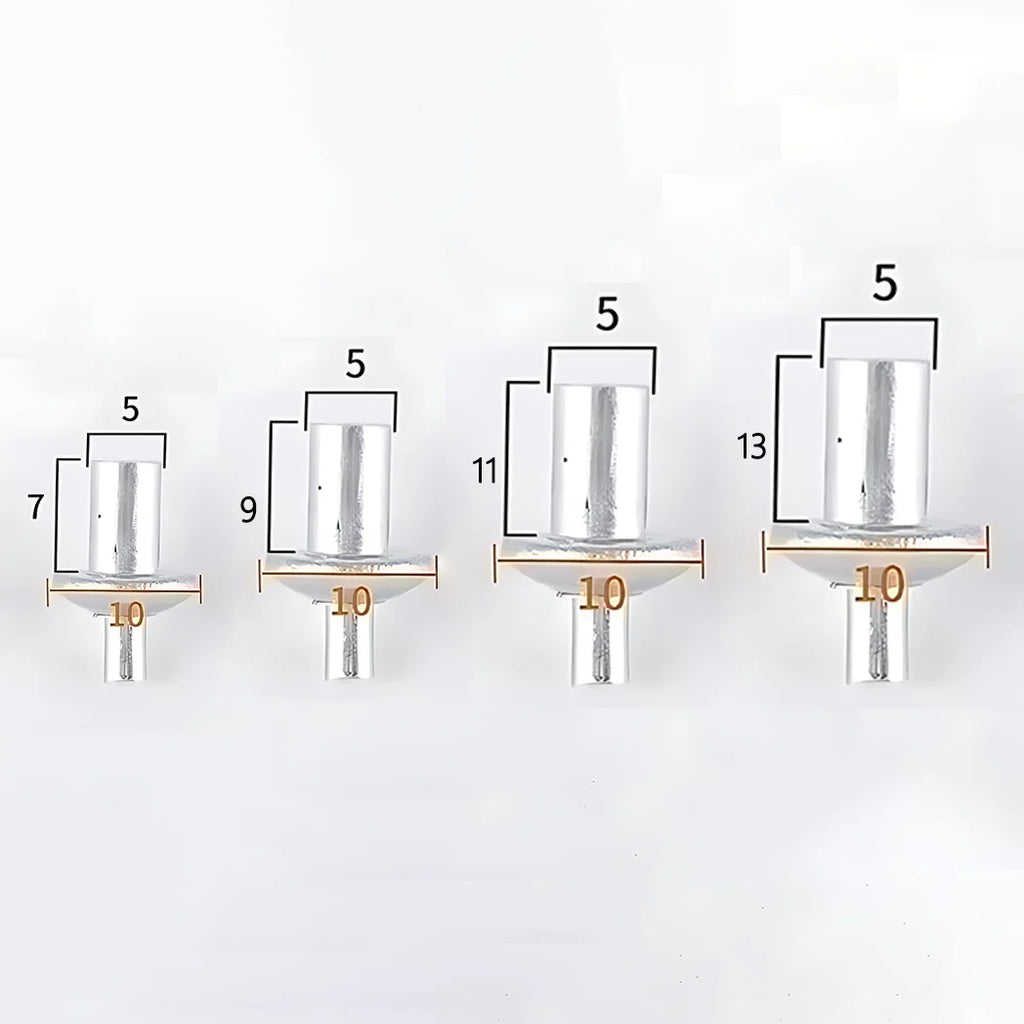 10-100PCS Aluminum Hammer Drive Rivets with Dome Head and Split Mandrel for Secure Fastening in Metal and Plastic Materials Oasis Select