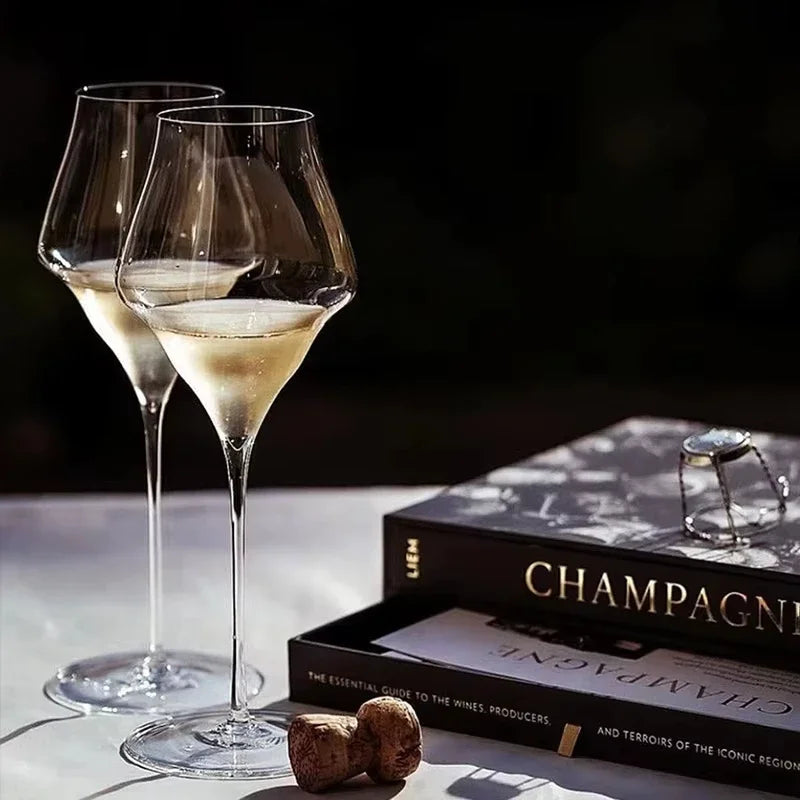 Luxury Superior Drinkware Cloud Wine Glass Thin Rod Extremely Thin Handmade Bar Party Champagne Glass Cups Tall Wine Glass Gift Oasis Select