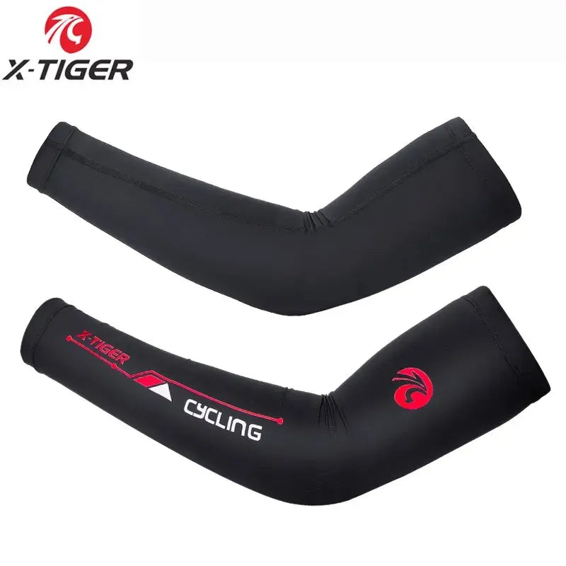 X-Tiger Anti-UV Cycling Arm Warmers Men Basketball Sleeve Running Arm Sleeves Breathable Bicycle Arm Warmer Summer Sports Safety Oasis Select XM-DPLT-17002 M