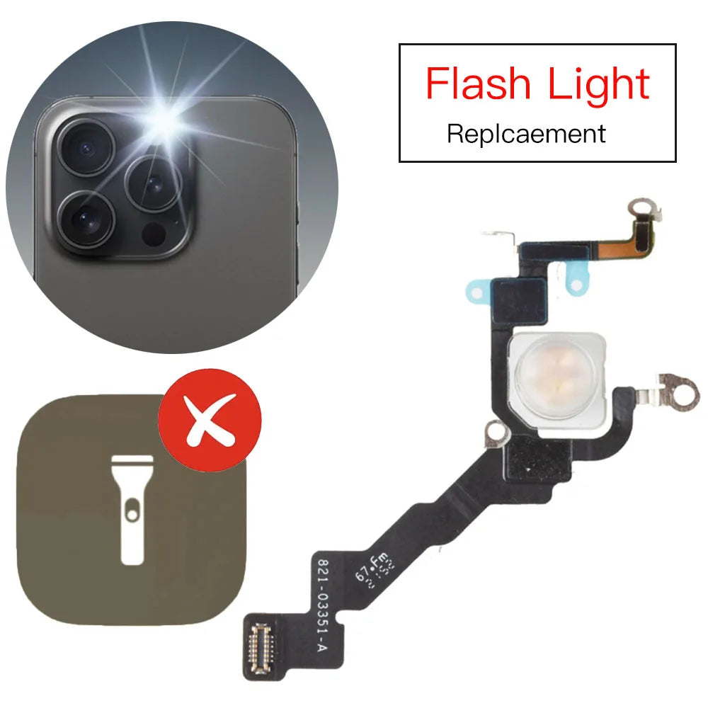 iPhone 12 & 13 Flash Light Module Replacement + Flex Cable