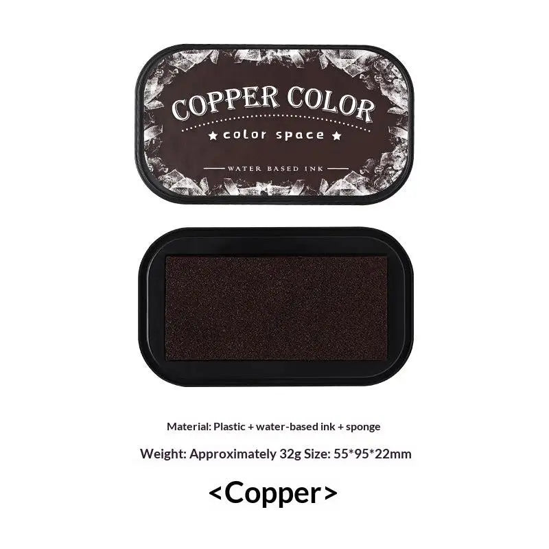 Color Space Series Water Based Ink High Density Sponge Inkpad Planner Art Scrapbook Supplies School Accessories Stationery Oasis Select A10