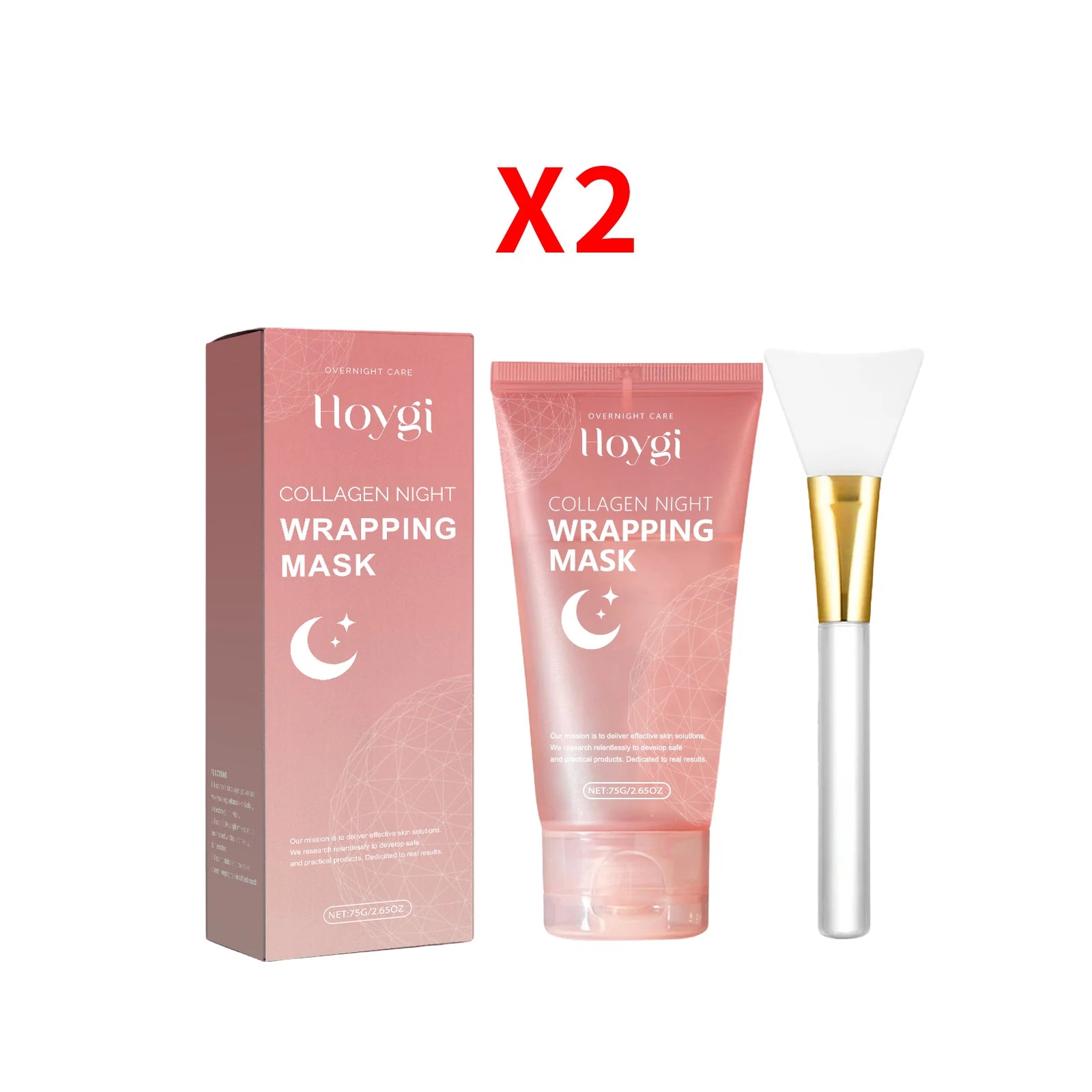 Hoygi Collagen Night Peel-Off Mask – Pores, Tone & Hydration Collagen Peel-Off Mask Oasis Select 2 pcs
