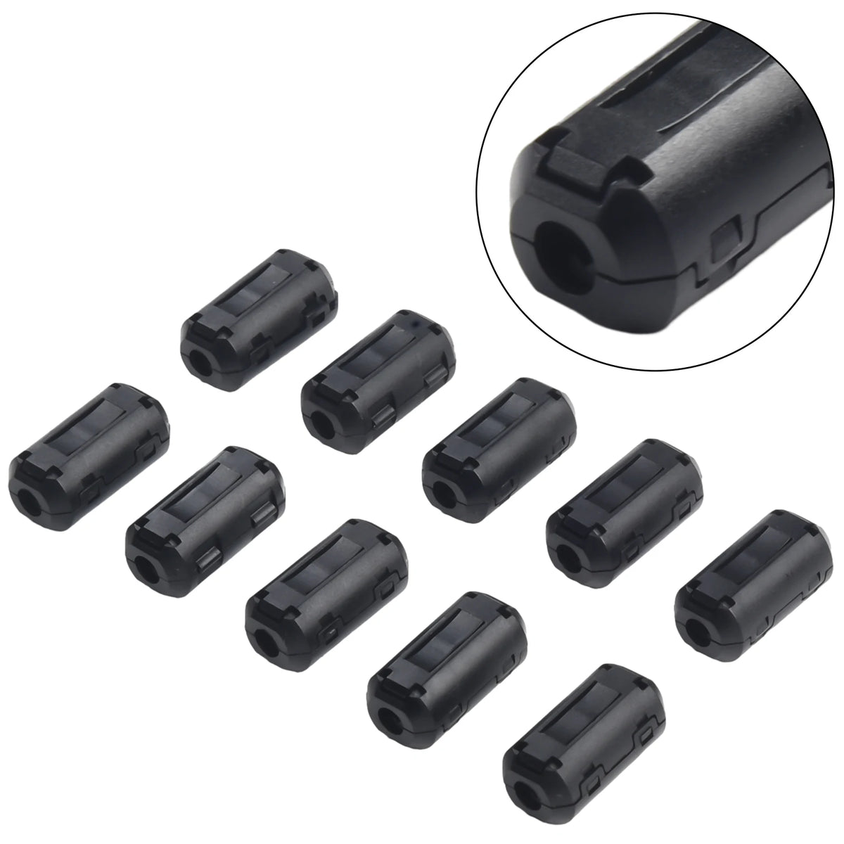 10Pcs TDK 5mm Ferrite Core Noise Suppressor Filter Ring Cable Clamp RFI EMI For 5mm Diameter Cables Clips Oasis Select