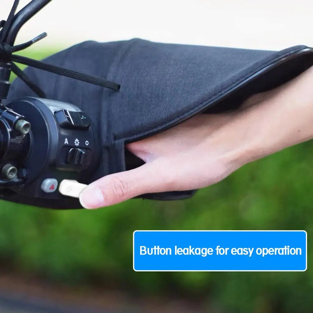 2025 Motorcycles Handlebar Gloves Waterproof Windproof Sun Protection Gloves For Most Motorbikes Scooters ATVs Snowmobile Oasis Select