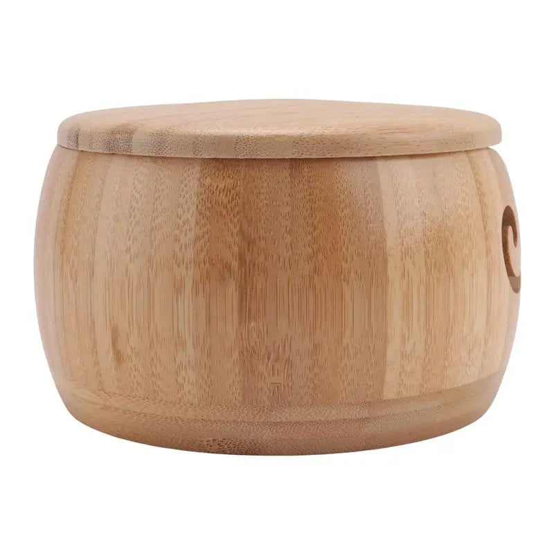LIKE WISH Wooden Yarn Bowl Yarn Bowls With Lid For Knitting Crochet Yarn Ball Holder For DIY Knitting Crocheting Crochet Kit Oasis Select