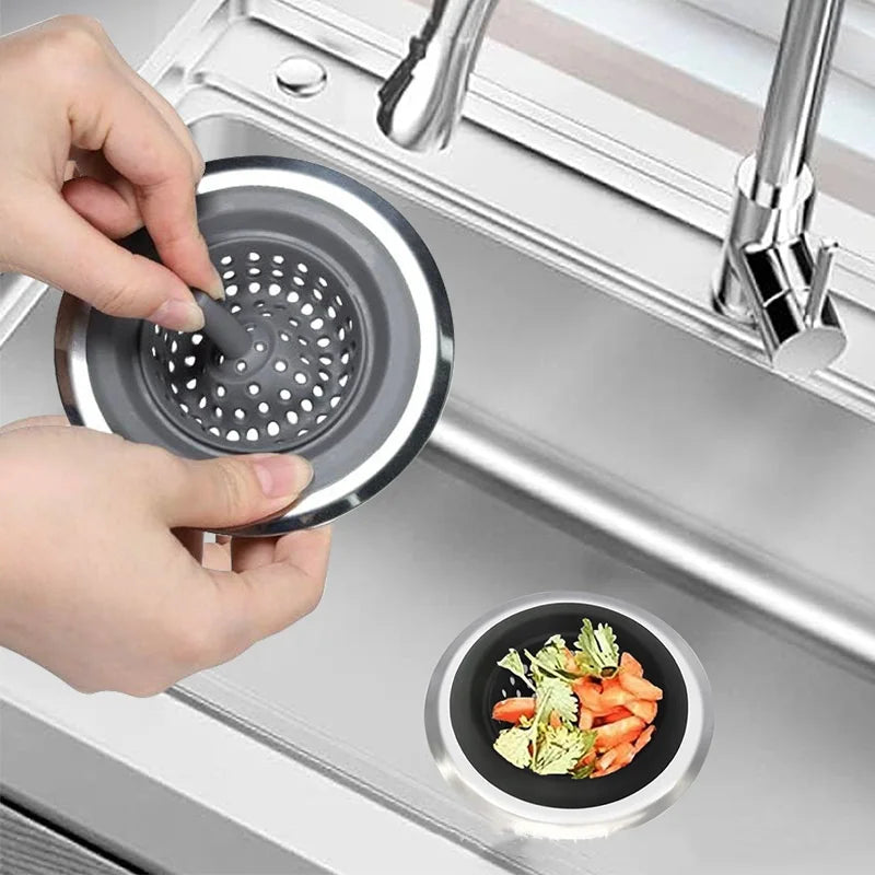 Kitchen Silicone Sink filter Sewer Anti-Clogging food Waste Strainer Hair Catcher Water Stop Stopper for Bathroom Accessories Oasis Select