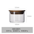 Portable Travel Tea Jar Mini Glass Small Sealed Jar Business Travel Dispenser Bottle Small Tea Storage Jar Oasis Select dwarf can