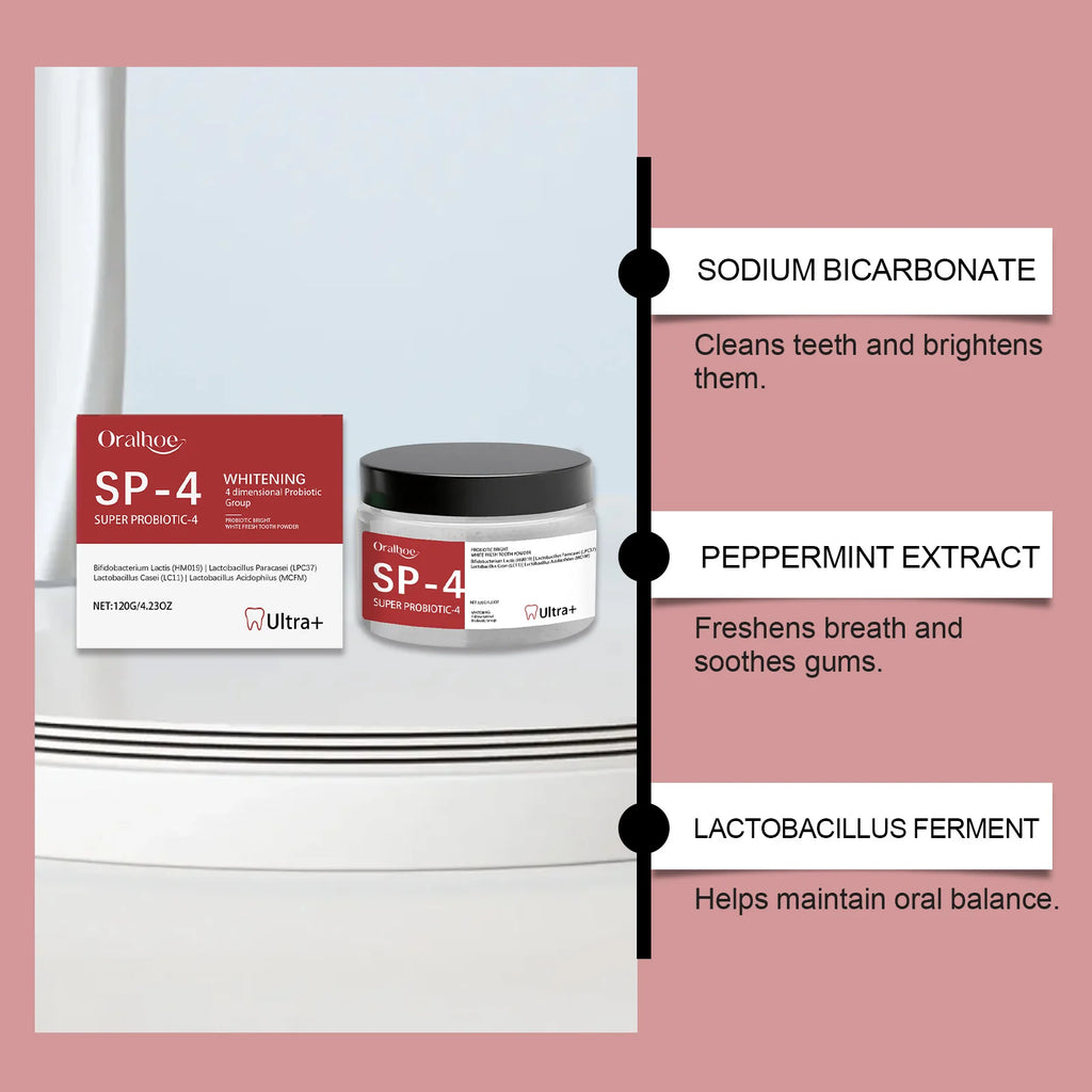 Tooth Whitening Powder - Natural Whitening and Deep Cleaning for Men and Women, Fresh Breath Daily Toothpaste Oasis Select